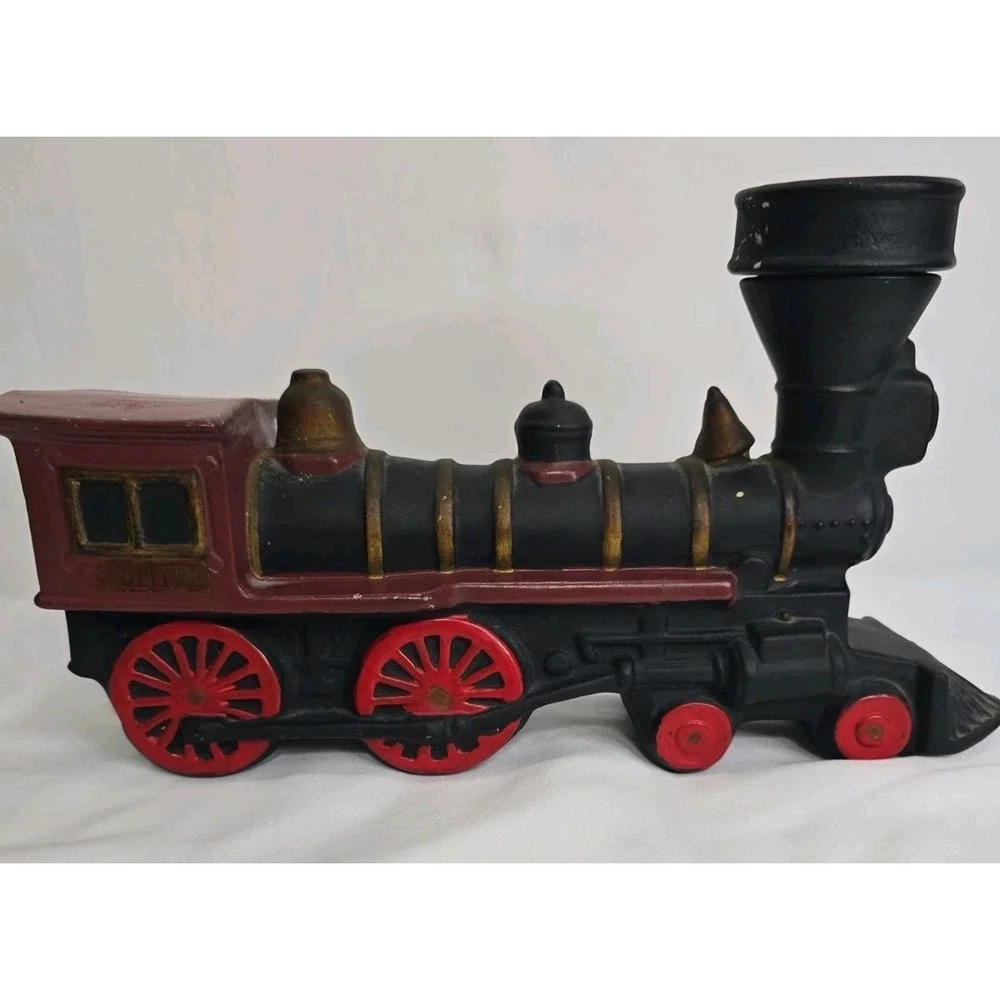 Vintage 1969 McCormick Straight Bourbon Whiskey Locomotive Engine Decanter McCoy